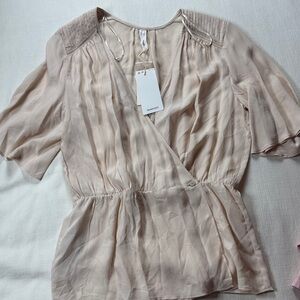 Mango Women's Blush Wrap Blouse